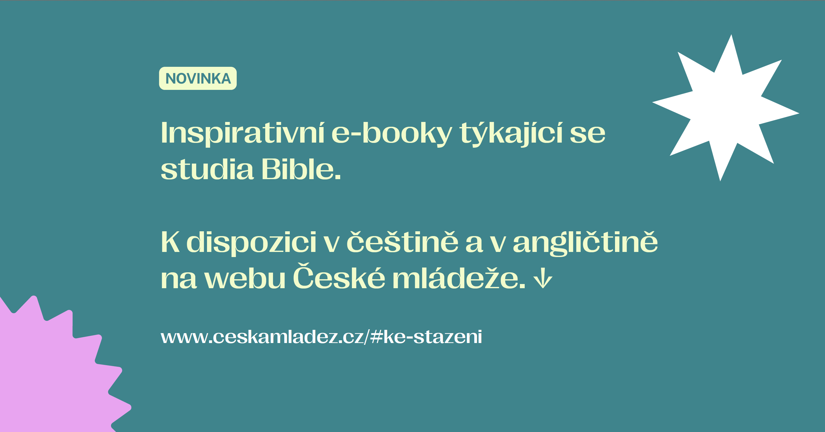 Webové stránky české mládeže nabízejí také zajímavé e-booky