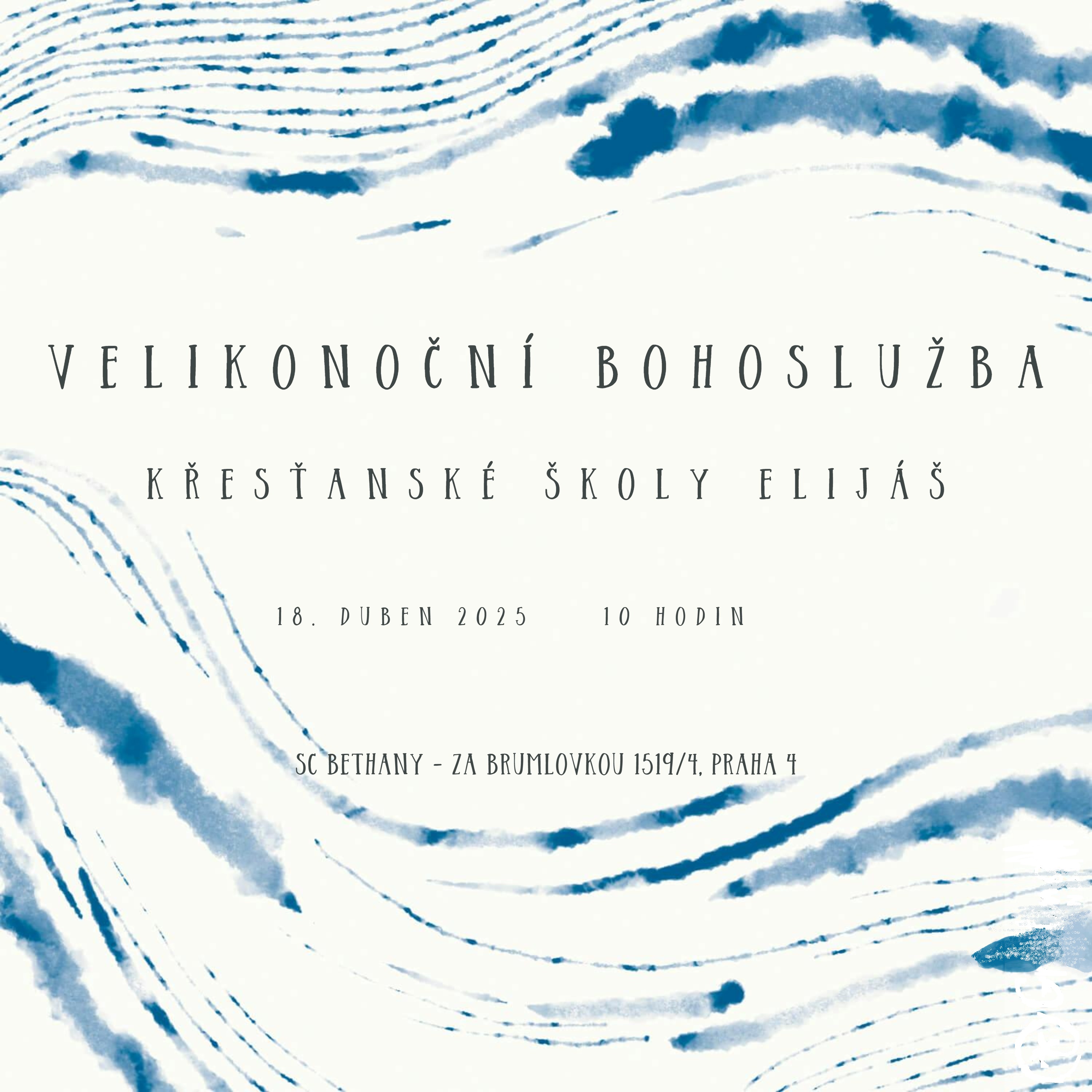 Velikonoční bohoslužba v podání žáků školy Elijáš