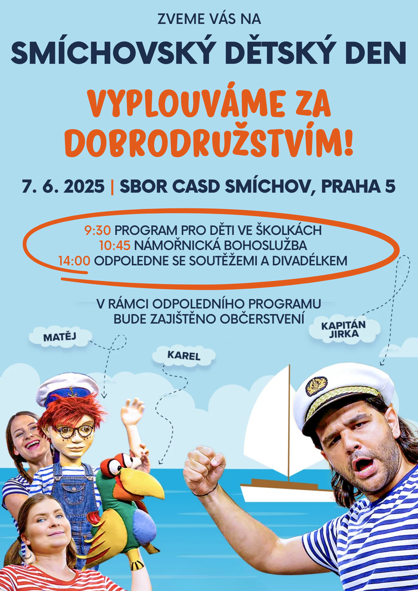 Pozvánka na dětský den na Smíchově