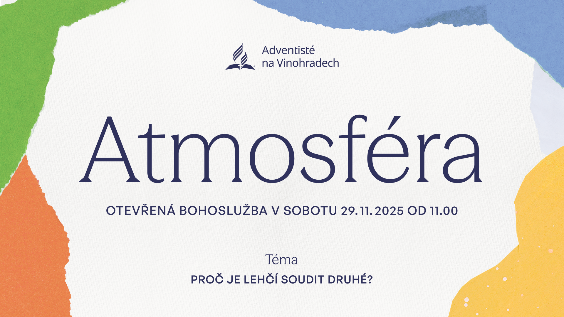 Atmosféra – otevřená bohoslužba na pražských Vinohradech