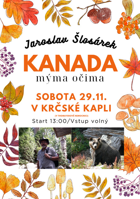 Vyprávění o Kanadě očima Jerryho Šlosárka