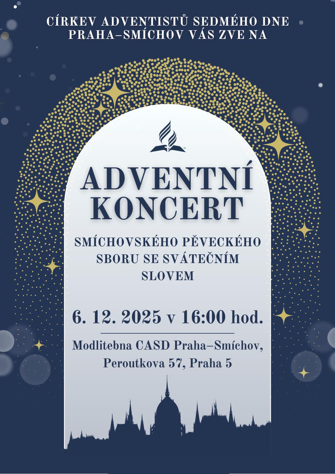 Adventní koncert smíchovského sboru